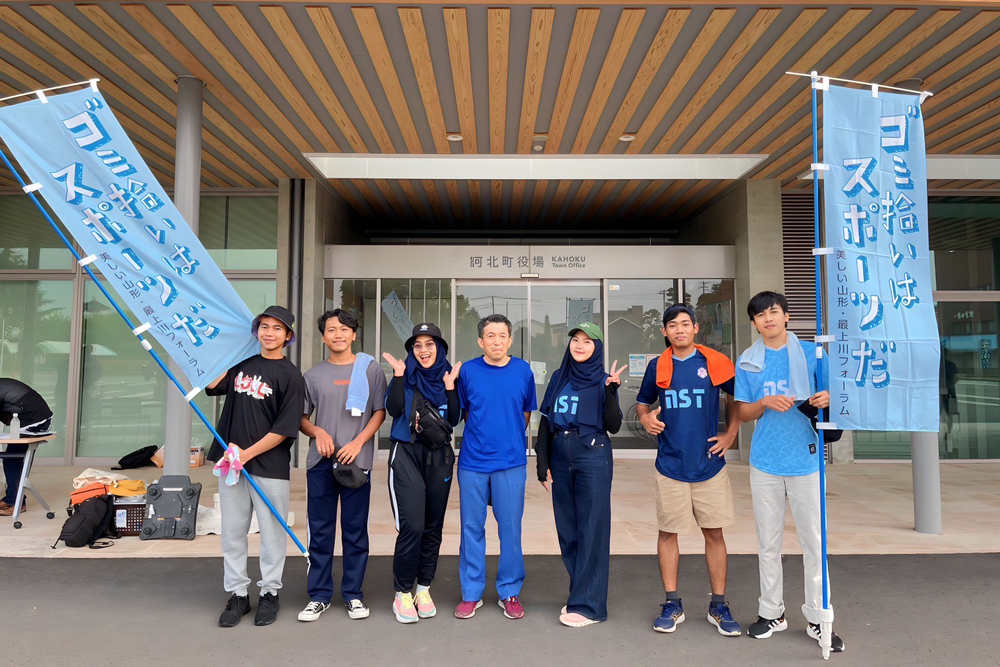 Participation in the SpoGOMI Kahoku cho Environmental Fair